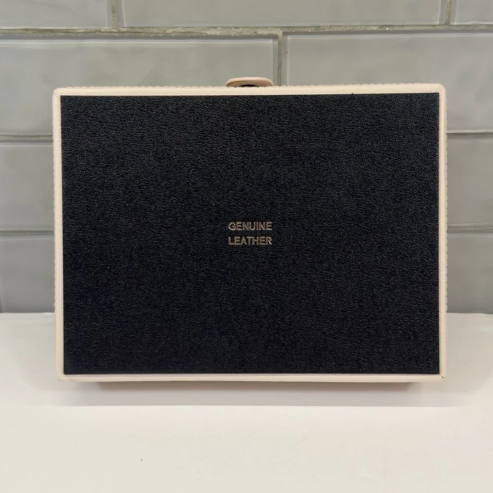 Pandora-NEW Authentic Unforgettable Moments Jewelry Box Blush/Cream(RETIRED LTD)